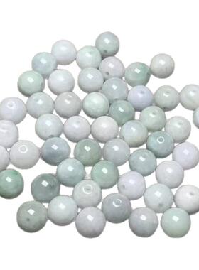 隆慈缘翡翠Ａ货缅甸玉3.5-8mm-10mm散珠混批翡翠Ａ货玉珠子圆珠