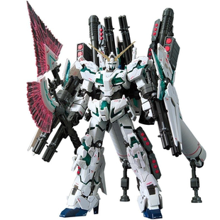 现货 万代 RG 30 1/144 FA 全装备全武装独角兽 绿 高达 拼装模型