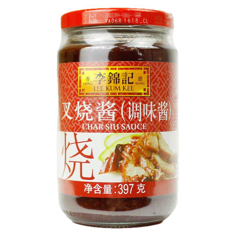 整箱12瓶李锦记叉烧酱397g商用叉烧调味酱腌制调料瓶装烤肉调料