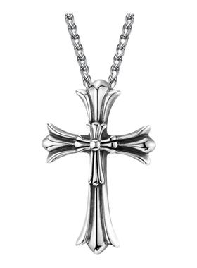 男士霸气十字架项链免费刻字