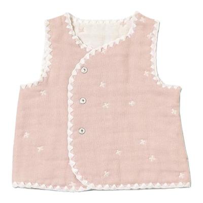 日本六层纱布春秋薄款可爱马甲