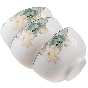 釉中彩陶瓷碗家用2026新款吃饭的碗加厚面碗可微波碗盘碟餐具套装