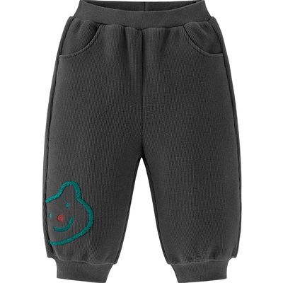 摇粒绒保暖蹦蹦长裤迷你巴拉