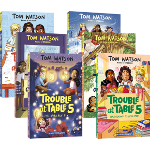 Trouble at Table 5 The Candy Caper Busted by Breakfast The Firefly Fix 五号桌老友记6册 桥梁书 初级章节书 英文原版进口