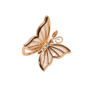 家居样板间贝壳蝴蝶餐巾扣餐巾环 高档饰品摆件酒店餐巾圈口布扣