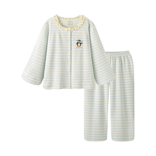 Pinksea海岛绒冬季睡衣女款甜美加厚保暖秋冬套装2026新款家居服