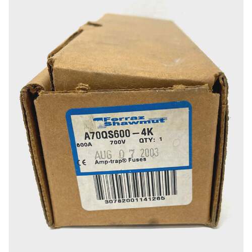 FERRAZ SHAWMUT A70QS6004K NEW IN BOX  Semiconductor Fuse 600