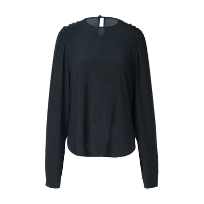 柯利亚诺春秋专柜同款黑色真丝衬衫  TW9350 ￥1390