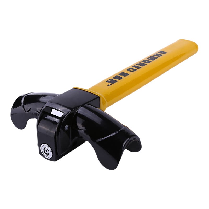 汽车方向盘锁具 车头锁 汽车防盗锁伸缩T型 锁车方向盘锁 汽车锁