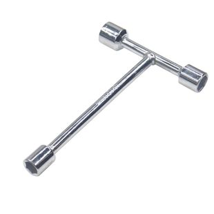 迷你三头T型套筒三套头扳手短三角板子家用手动工具拆外六角螺丝