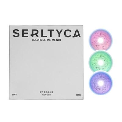 serltyca美瞳cos龙梅禁果粉泣血杜鹃彩色隐形眼镜日抛官方