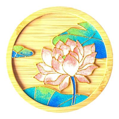 入门级无需掐丝的非遗珐琅杯垫