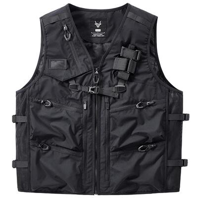 多功能口袋户外战术机能工装马甲