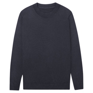 【18.5微米可机洗 可贴身 100%美丽诺精纺羊毛衫】chioryn针织衫