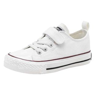 回力儿童帆布鞋女童魔术贴2026春季宝宝室内鞋男童鞋子一脚蹬童鞋