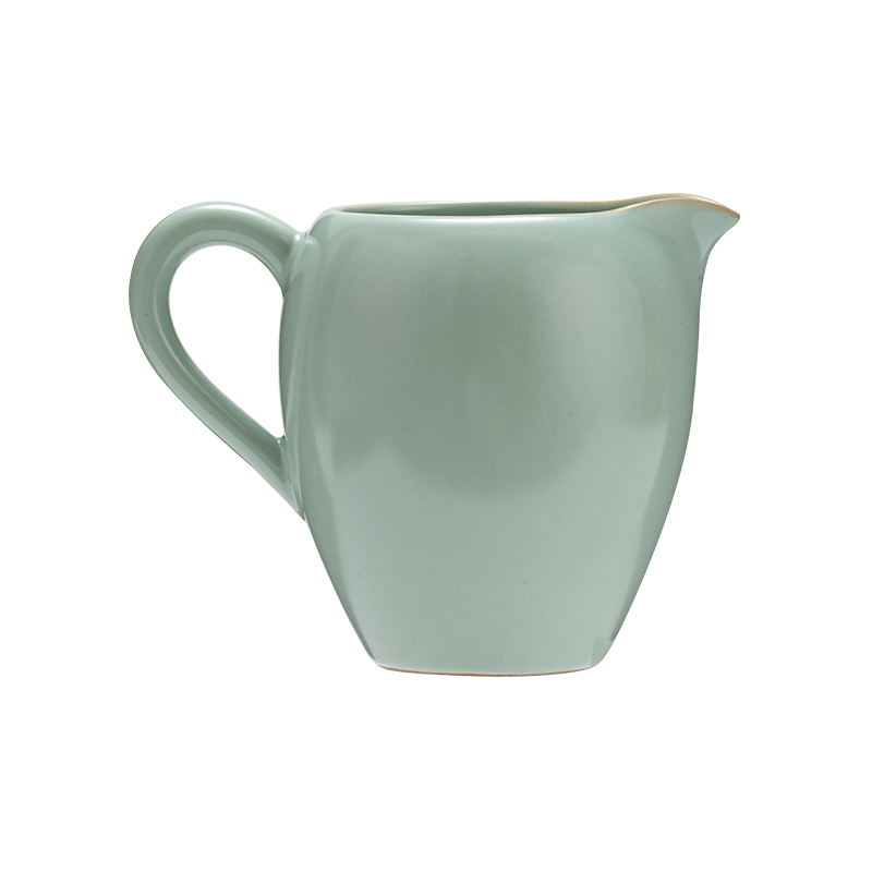 天青色汝窑公杯茶道配件公道杯陶瓷分茶器中式茶海单个家用公平杯