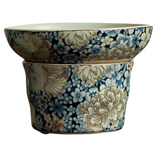 汝窑繁花公道杯三件套茶漏茶滤分茶器茶滤网一体陶瓷公杯茶具配件