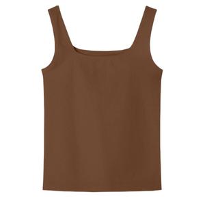 莫代尔吊带背心女春秋季修身美背外穿遮副乳无袖内搭打底方领上衣