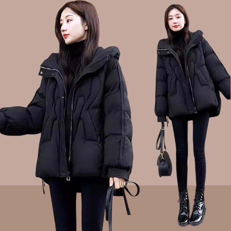 今年流行羽绒棉服女短款加厚棉袄2025冬季新款爆款棉衣面包服外套