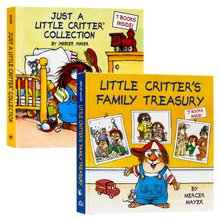 小毛人怪物7个故事合集2册 英文原版绘本 Little Critter's Family Treasury  亲子共读课外读物 培养孩子情感认知 全彩插图 精装