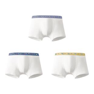 男童内裤纯棉平角0染棉儿童男宝四角短裤中大童发育期小男孩裤头