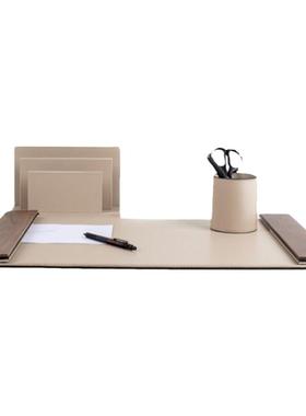 样板间办公主题用品笔筒书桌垫现代简约办公室家庭书房书桌面摆件