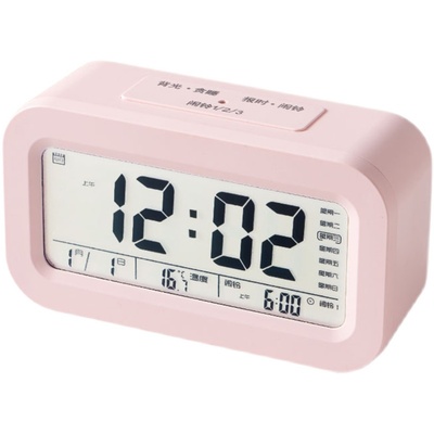 充电闹钟语音报时音乐整点静音表