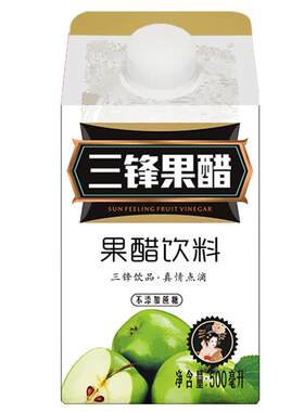 三锋发酵苹果醋饮料15盒装