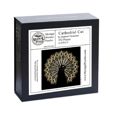 【正品】教堂猫拼图Cathedral Cat成人版异形木质高难度潮玩礼物