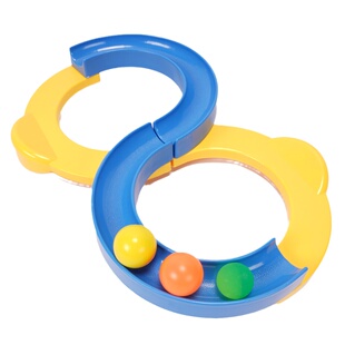 88轨道球感统训练儿童8字专注力八八教玩具滚珠小球八字手眼转盘