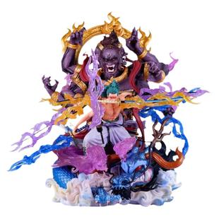 海贼王索隆和之国鬼气九刀流阿修罗大号手办gk雕像模型摆件送礼物