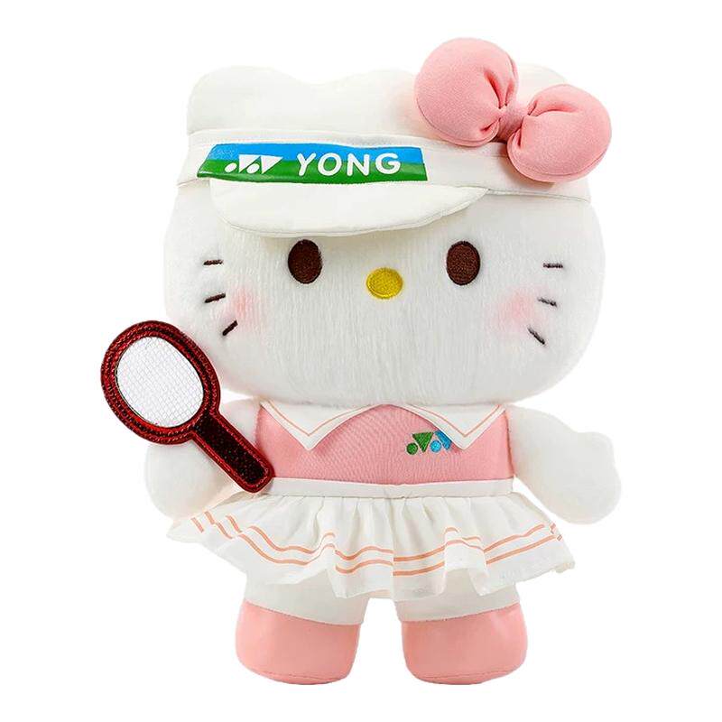 KT凯蒂猫毛绒羽毛球拍公仔