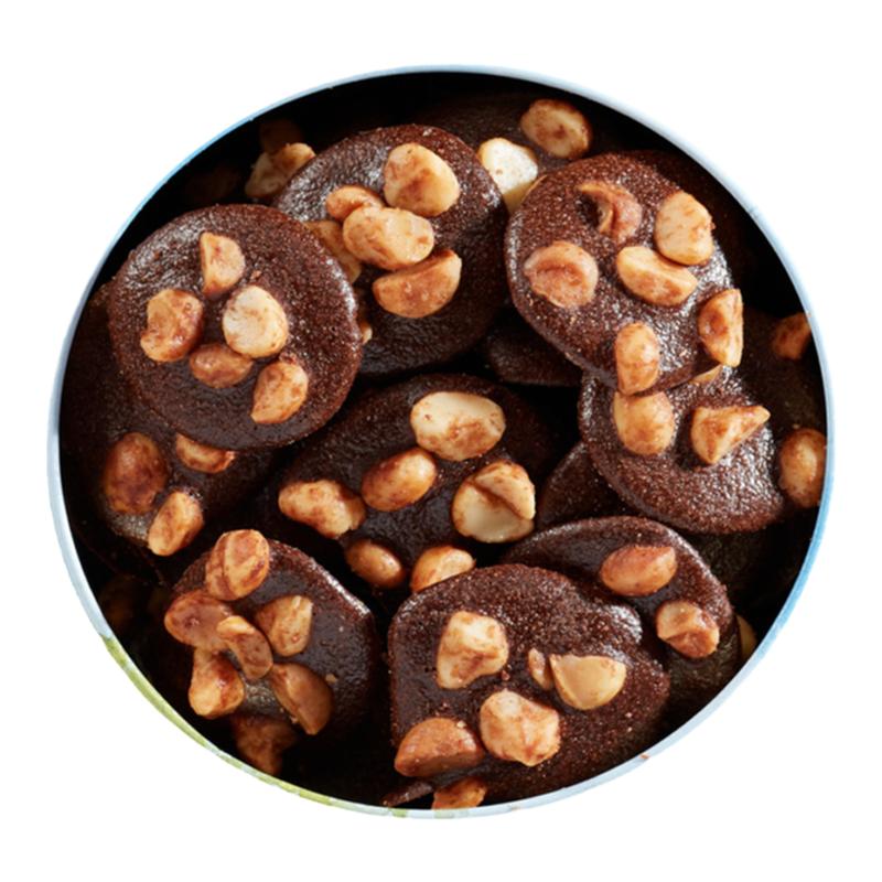 香港珍妮曲奇聪明小熊夏威夷果仁巧克力可可脆片255g进口特产糕点