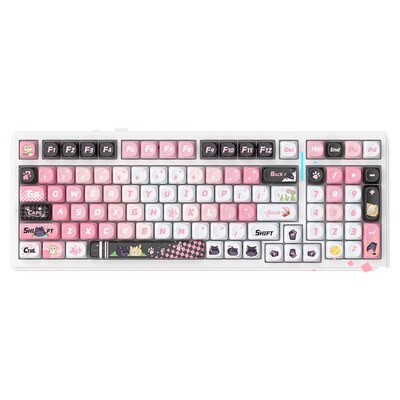 狼蛛F99机械键盘客制化无线三模