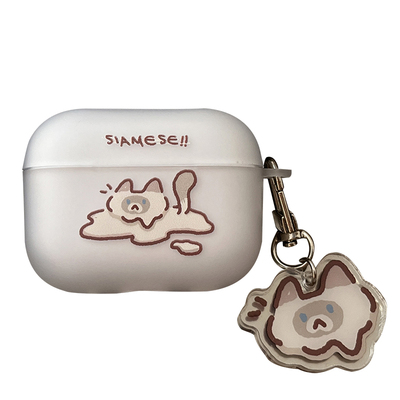 暹罗猫磨砂耳机保护壳