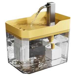 猫咪饮水机自动循环活水流动滤芯小猫喝水水碗宠物狗狗饮水器水盆