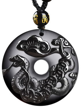 灵蛇进禄吉祥宏吊坠属牛泰岁化解