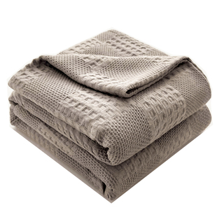 纯棉毛巾被夏季薄款办公室午睡毯子全棉纱布夏凉被盖毯空调毛线毯