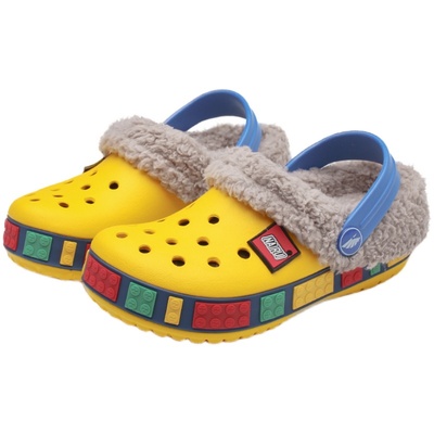 包跟厚底公主风女加绒儿童棉拖鞋