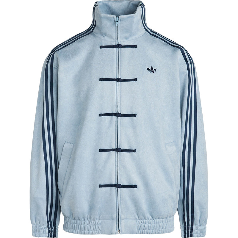 Adidas/阿迪达斯官方正品三叶草男女款新中式潮流柔软夹克KT3846