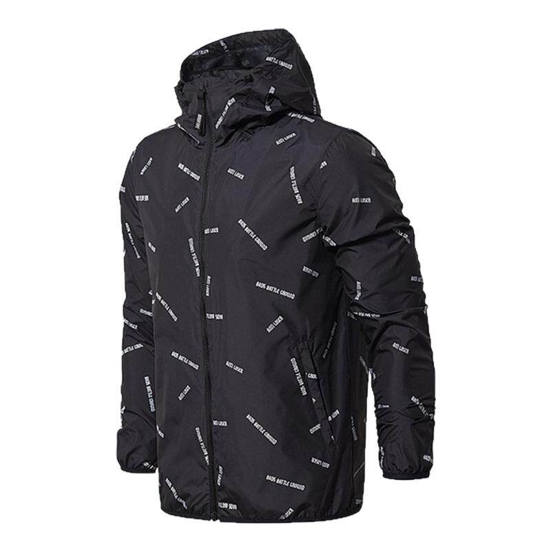 篮球防风风衣连帽外套梭织运动服