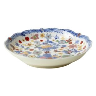 梵汝绘梦繁花粉彩壶承景德镇高端陶瓷斗彩干泡盘泡茶托盘茶点心盘