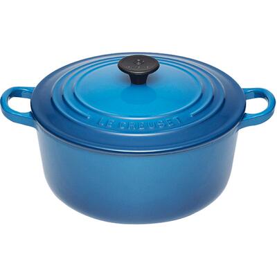 百年酷彩白珐琅铸锅铸铁圆形锅