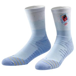 礼盒装 有志者UZIS情人节限定情侣送礼篮球袜男女运动袜[异地同心