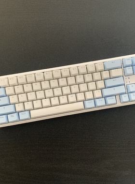 68键黑爵k680t蓝牙有线无线机械键盘青轴小mini游戏PBT白色便携
