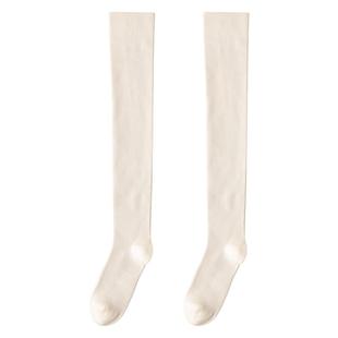 压力瘦腿小腿袜女春秋款jk长筒过膝袜子女纯棉秋冬季高筒大腿长袜