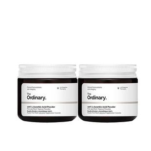 【自营】TheOrdinary100%维生素C粉末VC粉抗氧化20g*2瓶正品护肤