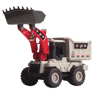 乐凡小能手儿童推土铲车工程车宝宝小挖机男孩车厢翻斗车玩具车
