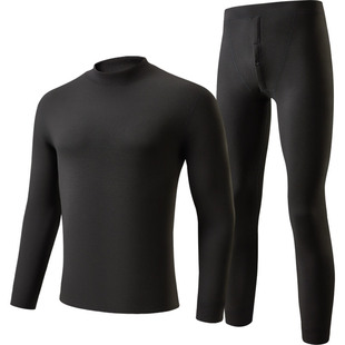 雅鹿保暖内衣男士加绒加厚东北零下40度男款秋衣秋裤套装防寒冬季