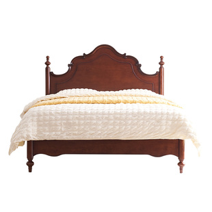 和年美家 美式乡村实木儿童床男孩女孩床法式复古公主1.2米单人床